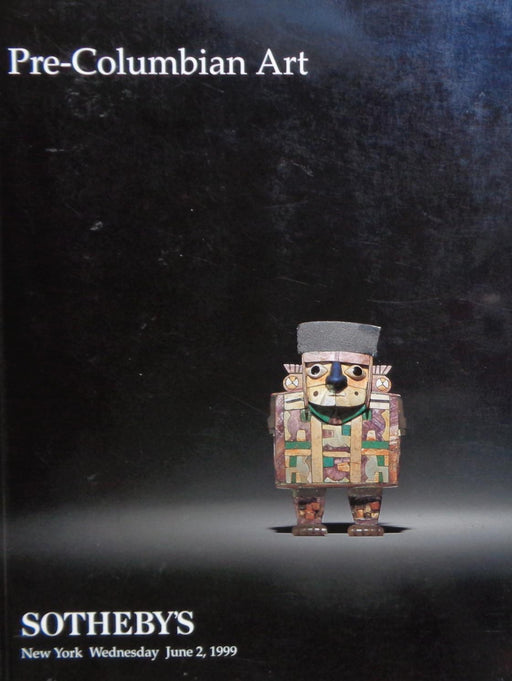 "Pre-Columbian Art" Auction Book by Sotheby's, New York, 02/06/1999