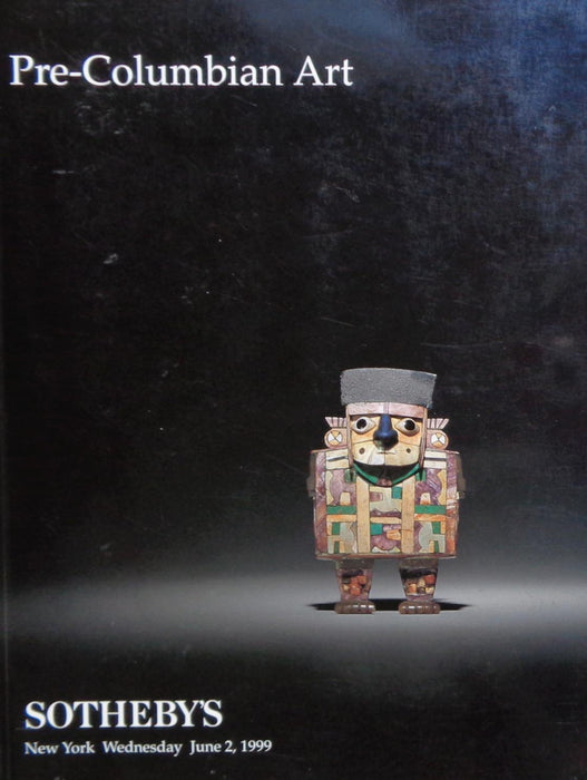 "Pre-Columbian Art" Auction Book by Sotheby's, New York, 02/06/1999