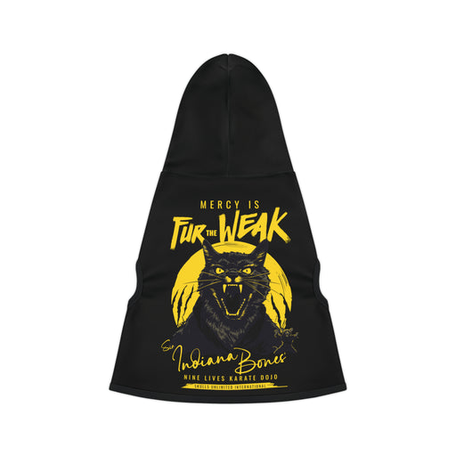 Mercy Is Fur The Weak Indiana Bones Pet Hoodie