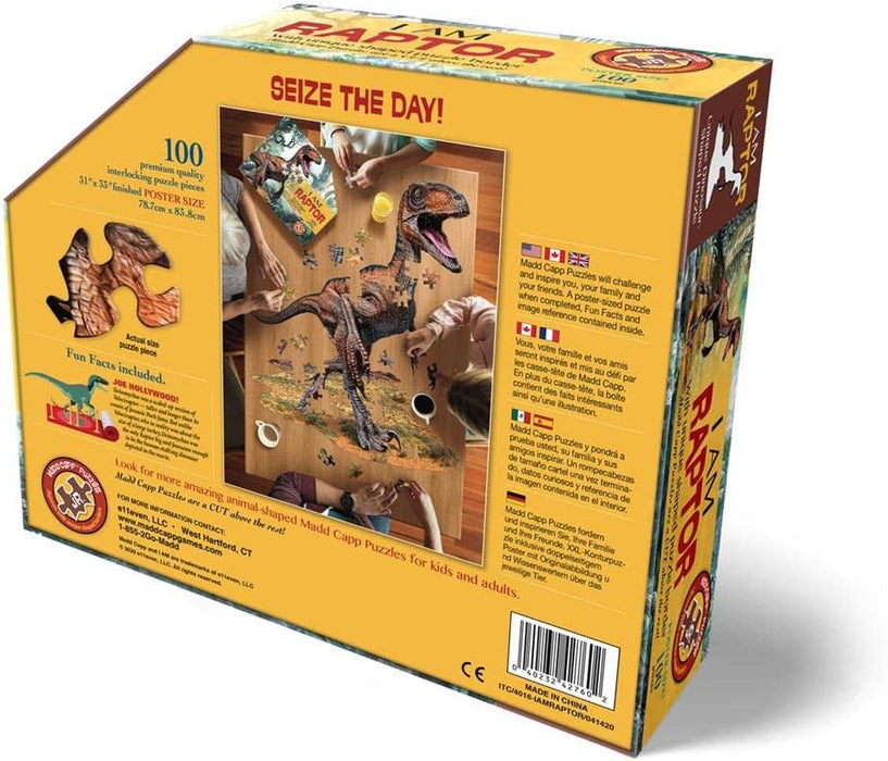 I Am Raptor 100 Piece Puzzle