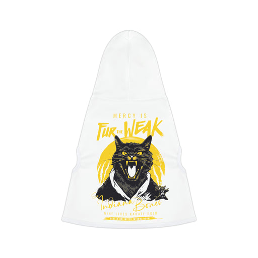 Mercy Is Fur The Weak Indiana Bones Pet Hoodie