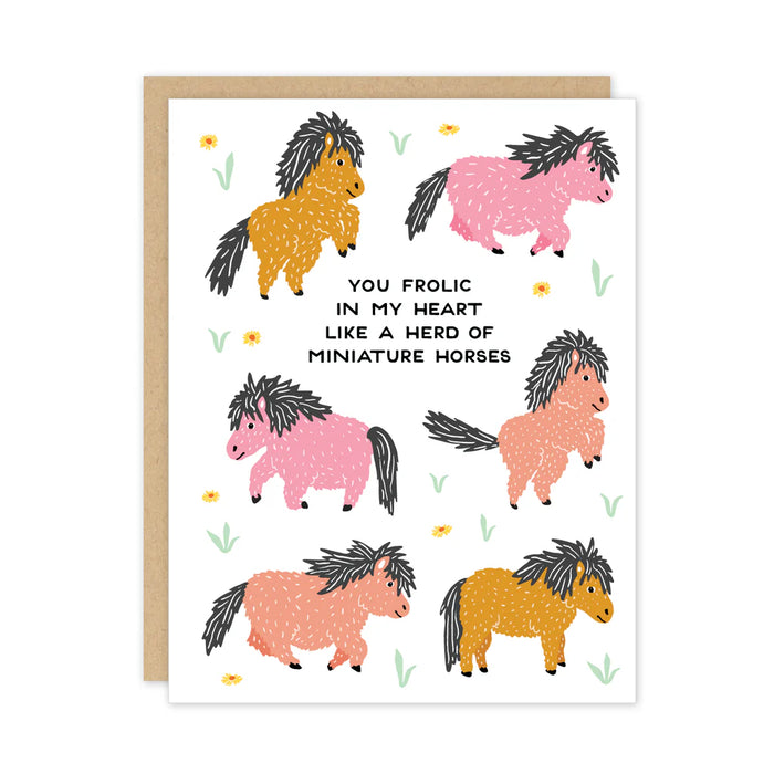 Miniature Horse Greeting Card