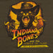 Indiana Bones Temple of Tuna Printed Shirt - Dark Olive Green