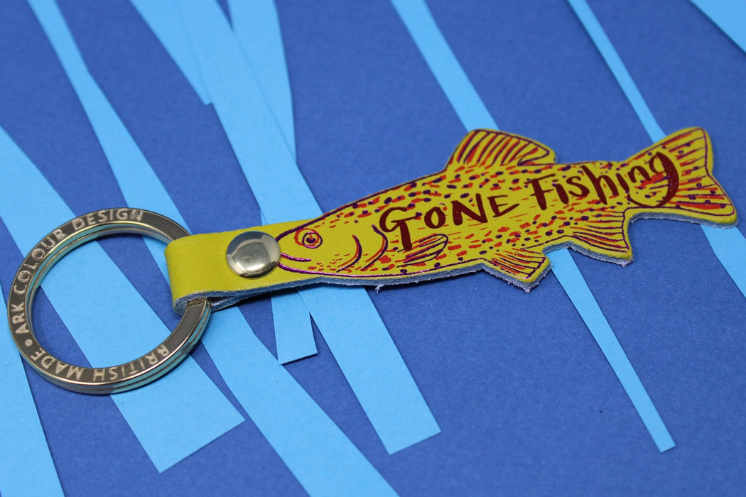 Gone Fishing Key Fob