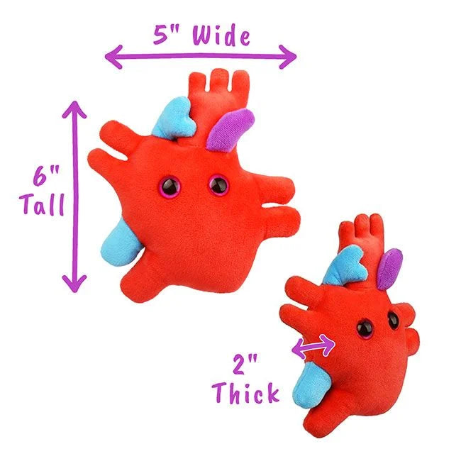 GIANTmicrobes Heart Plush