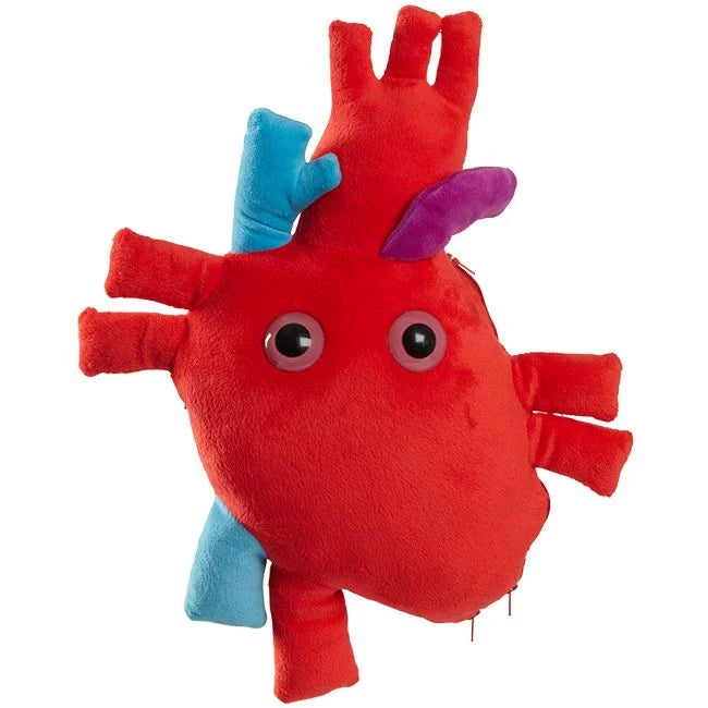 GIANTmicrobes XL Heart Plush with Mini Blood Cells