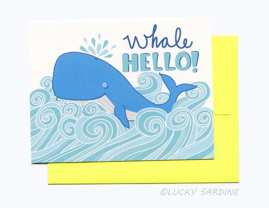 Whale Hello! Greeting Card