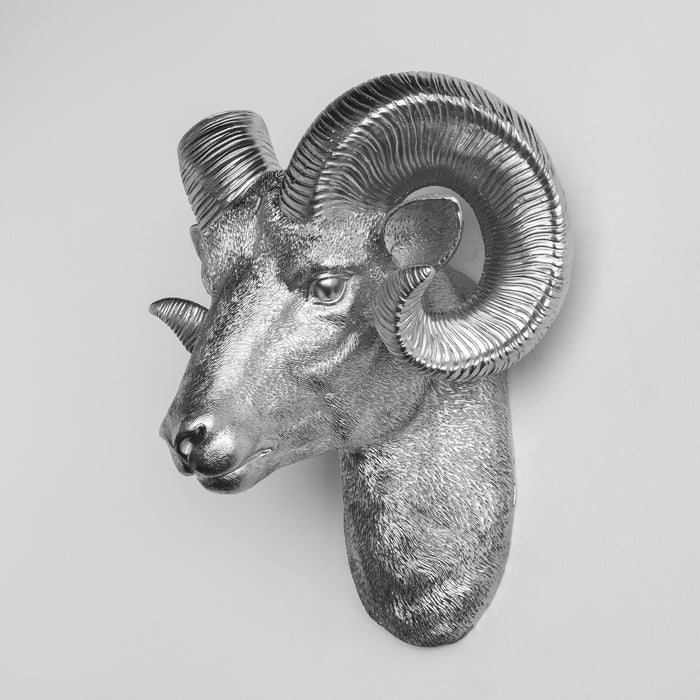 Faux Ram Wall Mount // Silver — Skulls Unlimited International, Inc.