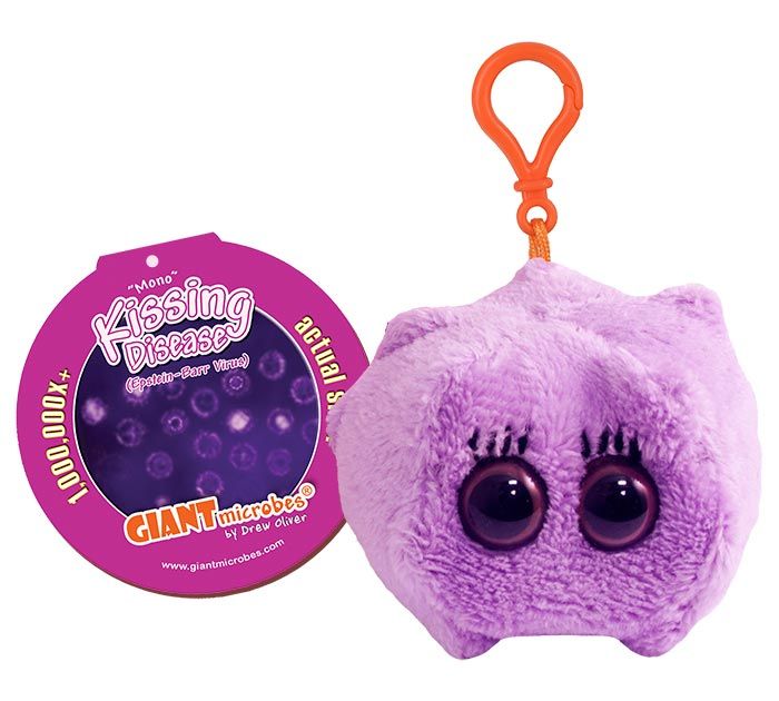 GIANTmicrobes Kissing Disease Keychain