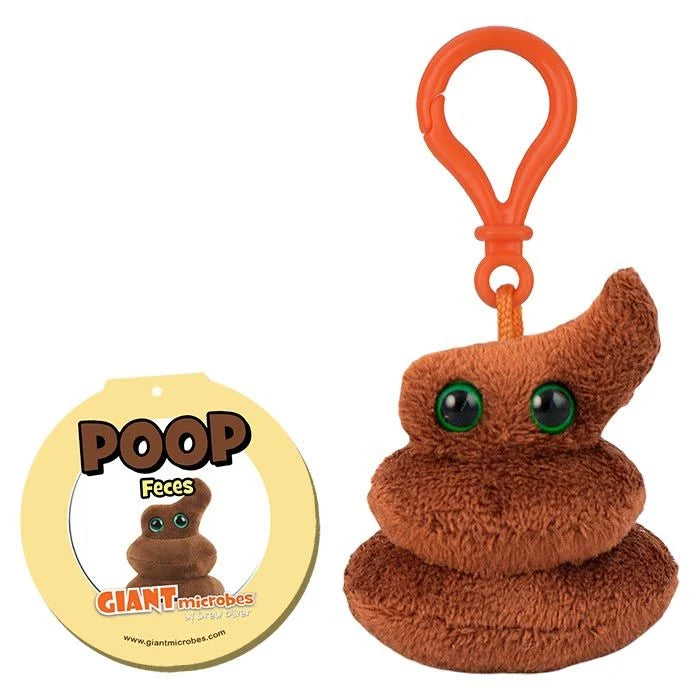 GIANTmicrobes Poop Keychain