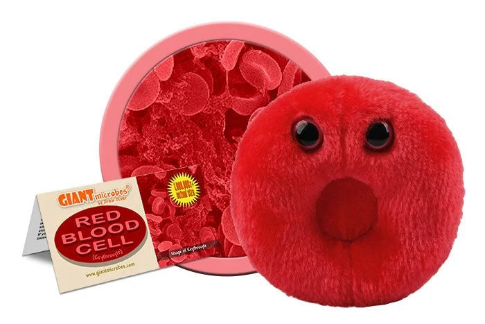 GIANTmicrobes Red Blood Cell Plush