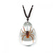 Real Spider in Acrylic Necklace