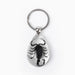 Real Black Scorpion in Acrylic Keychain