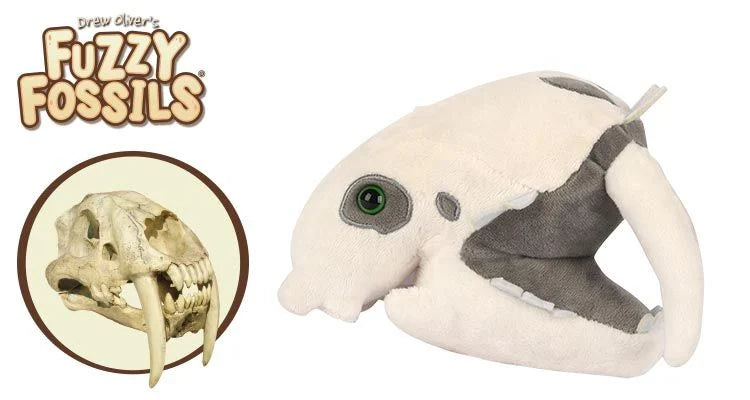 GIANTmicrobes Smilodon Skull Plush