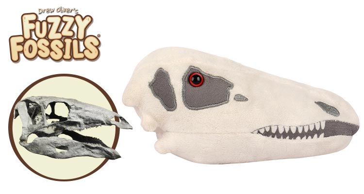 GIANTmicrobes Stegosaurus Skull Plush