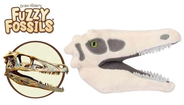 GIANTmicrobes Velociraptor Skull Plush