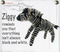 Ziggy the Zebra (The String Doll Keychain)