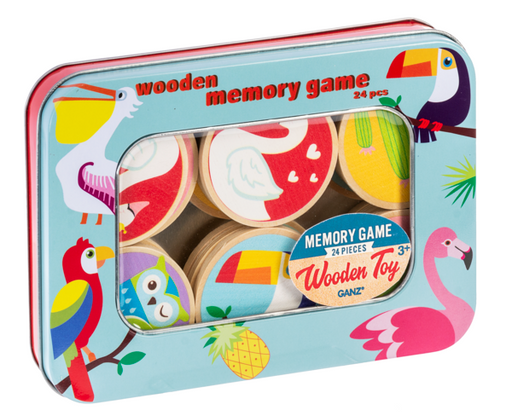 Wooden Bird Memory Game