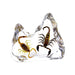 Real Acrylic Gold and Black and Scorpions Paperweight